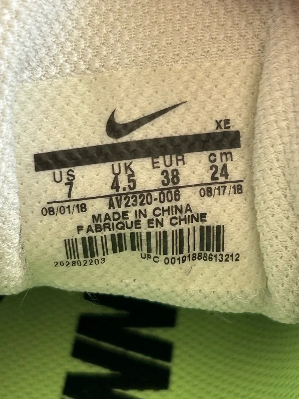 NIKE Air Zoom Pegasus 35 ‘FlyEase’-Women’s size 7 - Picture 9 of 9